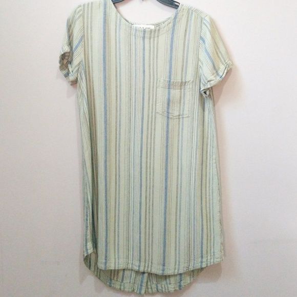 CLOTH & STONE Anthropology Striped Tunic Dress - Picture 1 of 7